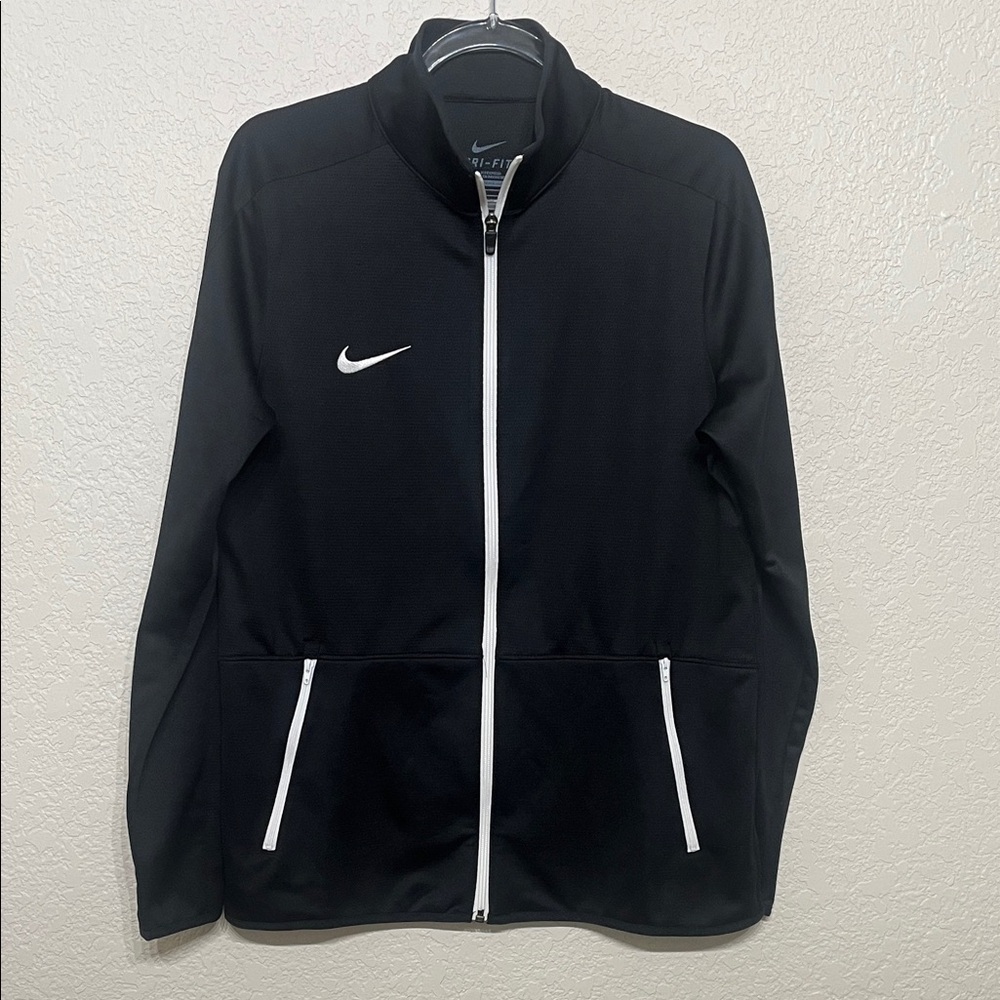 Nike Men's Black and White Performance Jacket